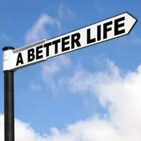 A better life sign post