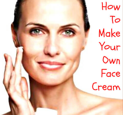 Woman applying face cream