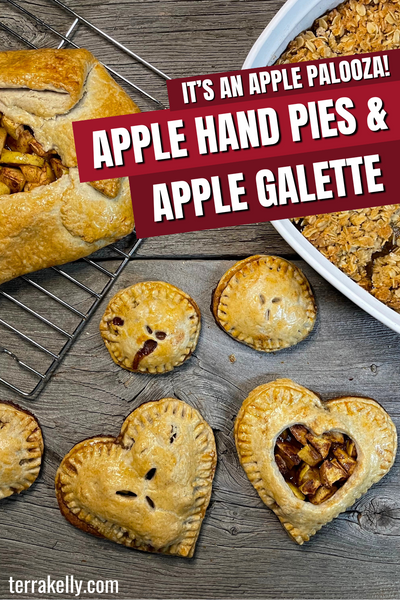 Apple Hand Pies and Apple Galette Recipe available on terrakelly.com
