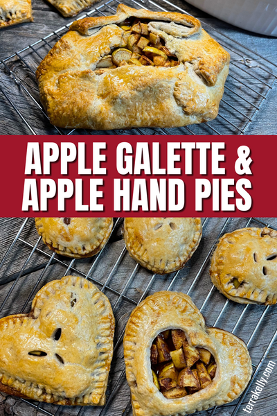 Apple Hand Pies and Apple Galette recipe on terrakelly.com