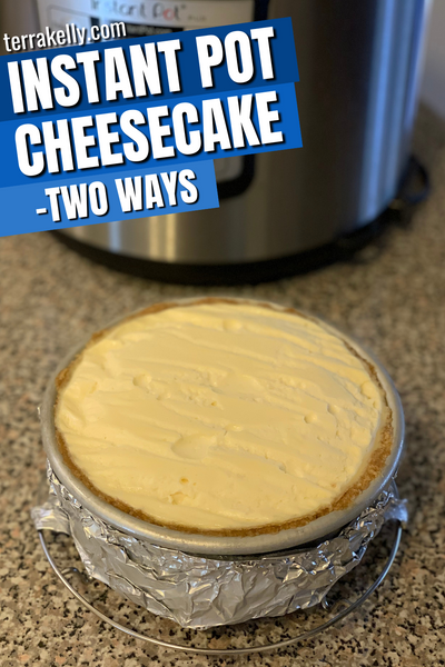 Instant Pot Cheesecake –Two Ways recipe on terrakelly.com