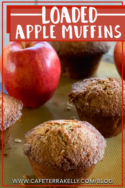 Loaded Apple Muffins Blog by Author Terra Kelly