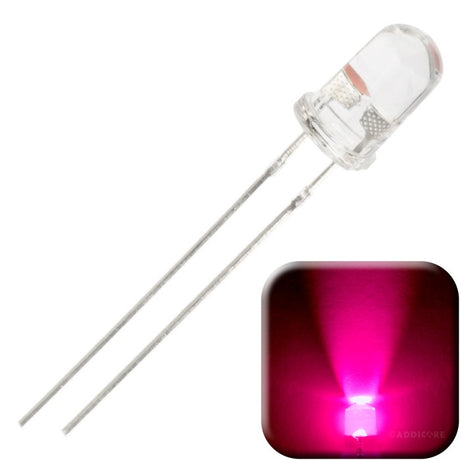 LED 5mm klar Farbe Rot 4000mcd 3,5V 20° 20mA