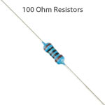100 Ohm 1/4W Precision Resistors