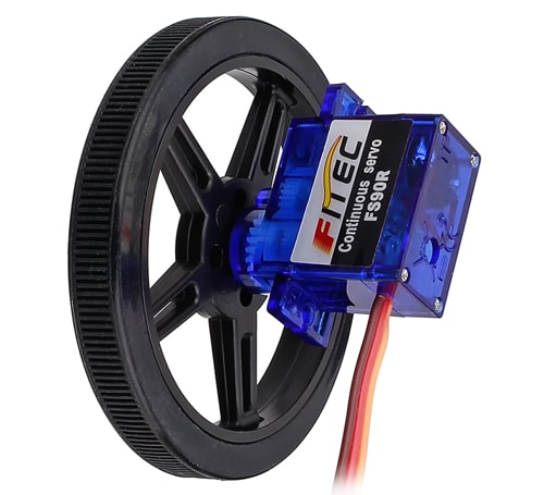 FS90R Servo Compatible Wheel