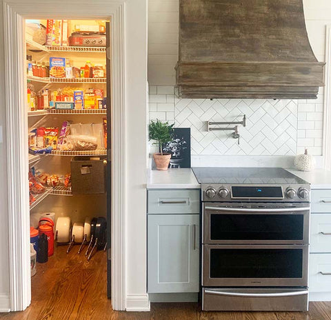 DIY Pantry Makeover (Before and After) - Caitlin Marie Design