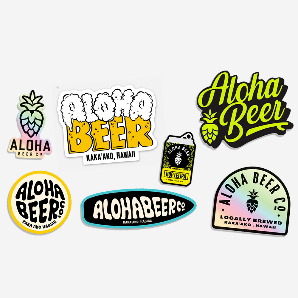 Aloha Beer Waikiki Sticker