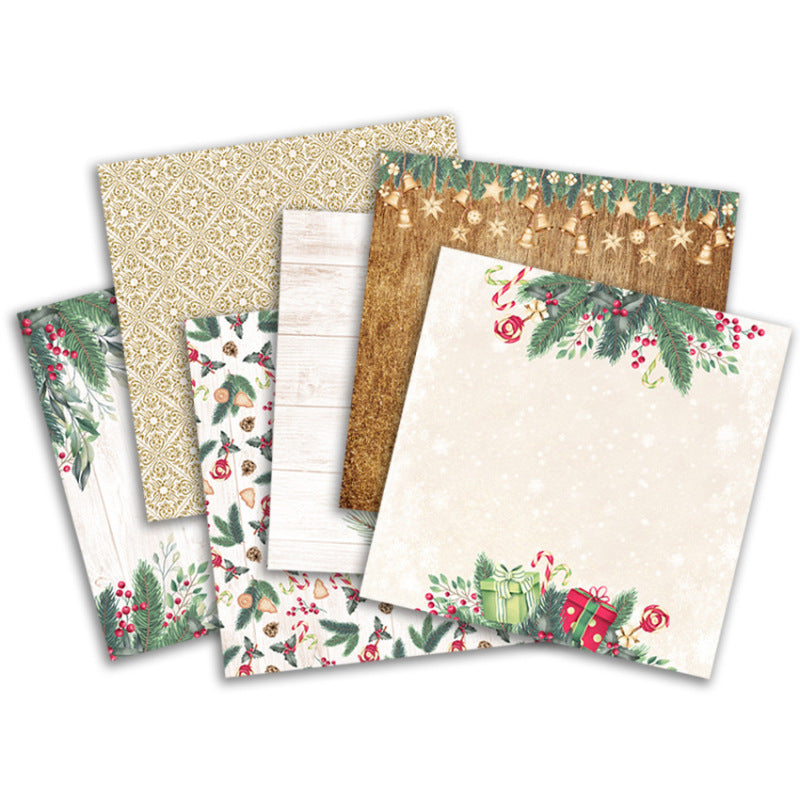 Kokorosa 24PCS 12 Welcome Christmas Scrapbook & Cardstock Paper –