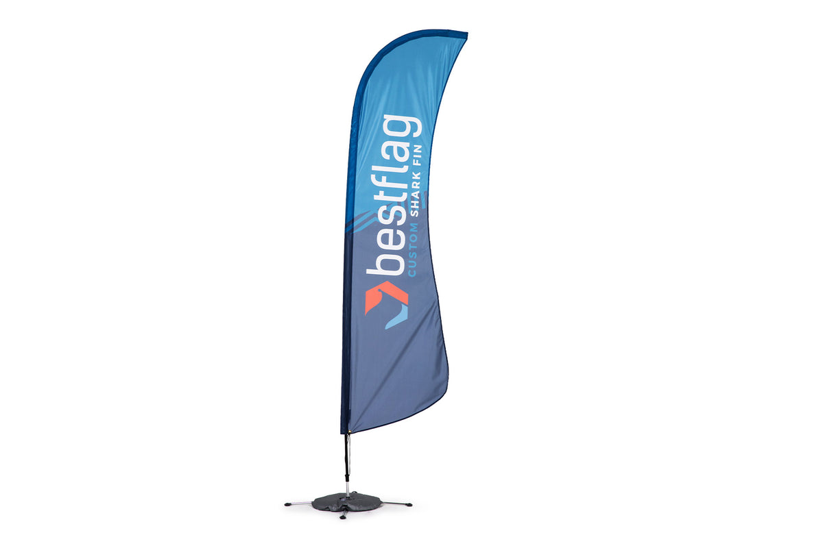 Custom Shark Fin Flags | Design Your Own Online | BestFlag.com