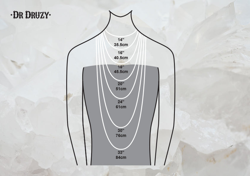 Necklace Length Chart Inches