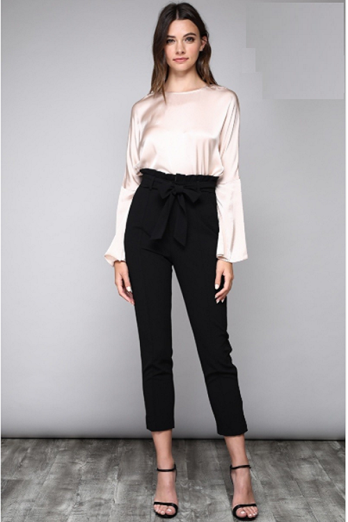 high waist pants fashion