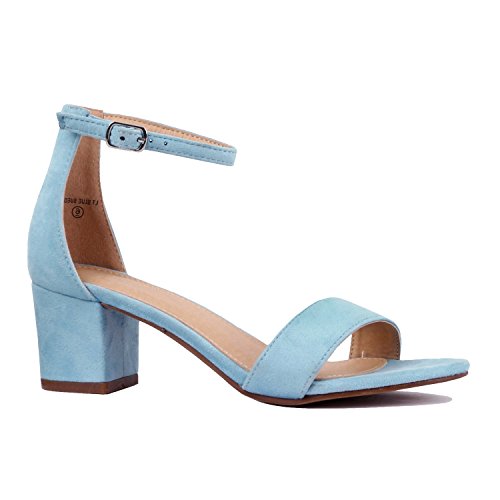 womens light blue heels