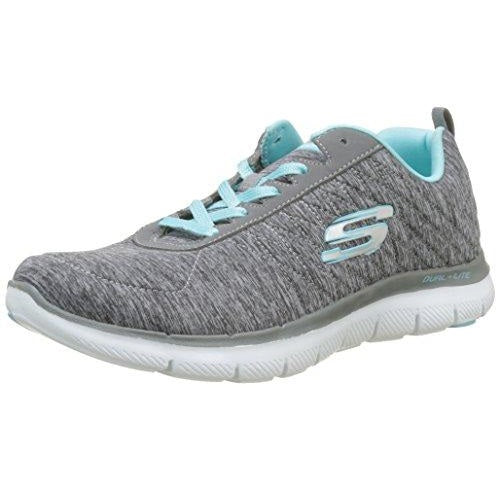 skechers light blue womens