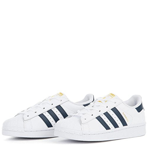 adidas superstar white collegiate navy