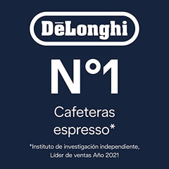 De'Longhi Perfetto Dinamica Plus ECAM 370.70.B Máquina de Café Automática con Sistema de Leche LatteCrema, Cappuccino y Espresso, Pantalla Táctil en Color TFT de 3,5", Color Negro