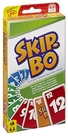 Mattel Games - Skip-Bo, juego de cartas (52370) - mamyka