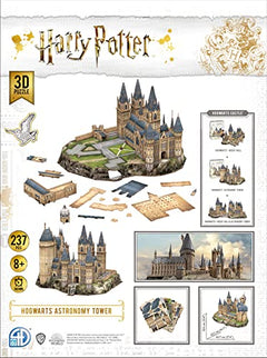 Asmodee- Harry Potter – Puzzle 3D: La Torre de astronomía Construcción (4D Cityscape Worldwide 51062)