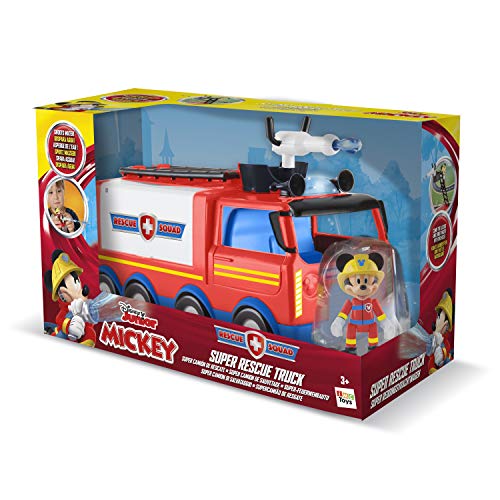 Mickey Mouse- Camión Super Rescue de Mickey – Disney (IMC Toys 186286)