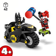LEGO 76220 DC Batman contra Harley Quinn Juguete de Construcción, Figuras de Acción, Monopatín y Moto para Niños y Niñas de 4 Años o Más, Superhéroes - mamyka