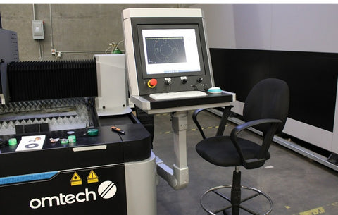 design, software, OMTech laser, fiber cutter, sheet metal, metal signs