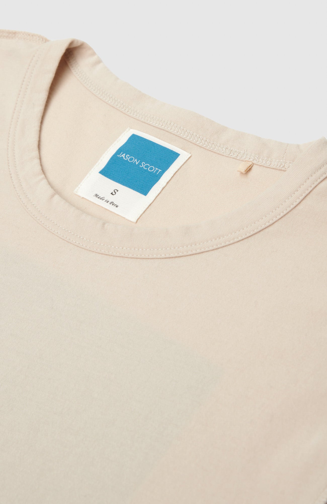 Reverse Seam Blue Square Tee