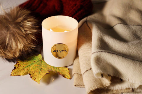 Cozying Up Your Space in Autumn with white candle