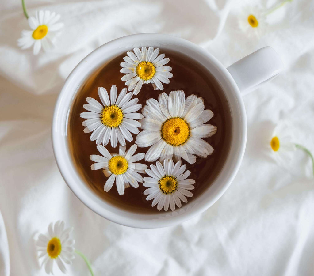 camomile tea for better sleep and to relax