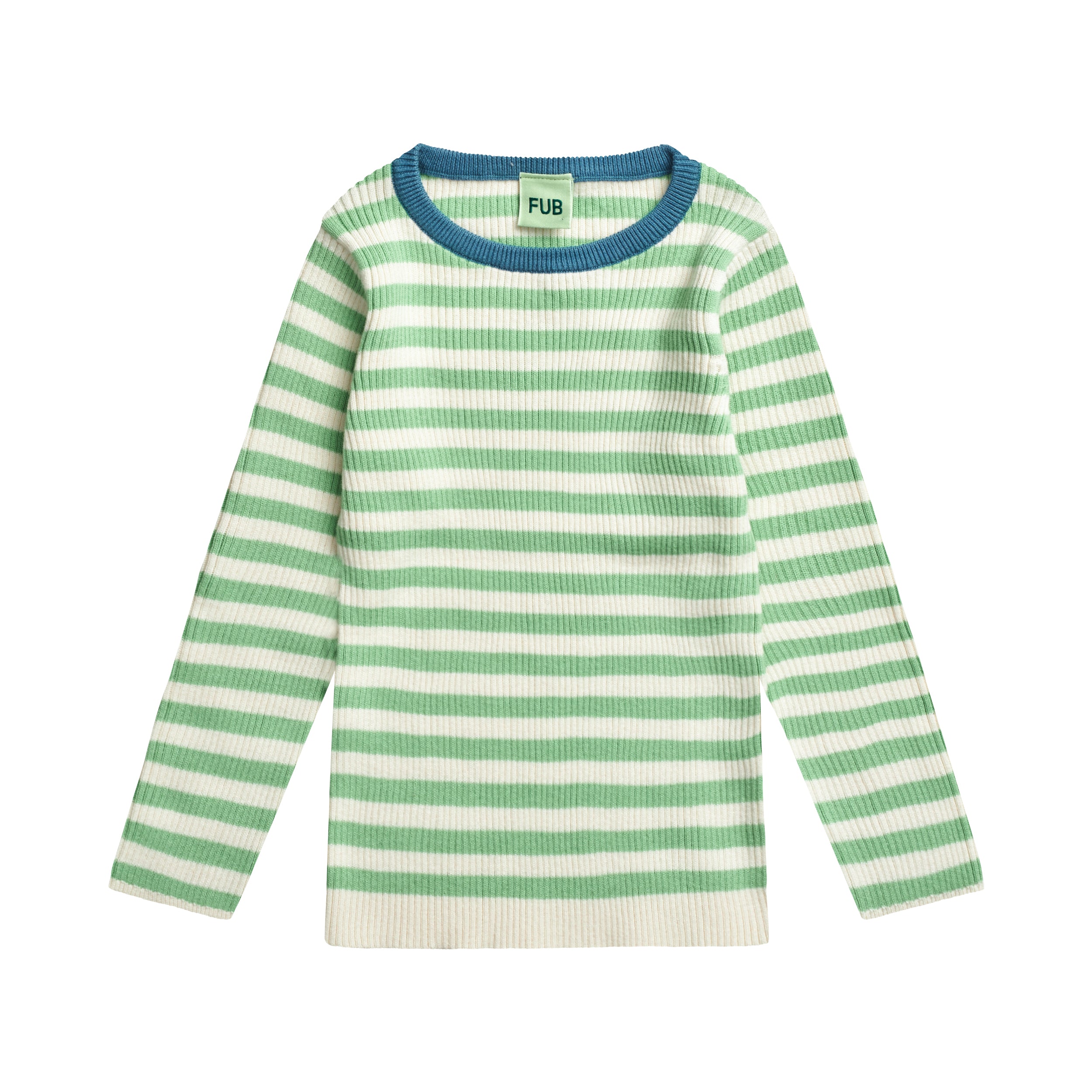 FUB Bluse Striped Rib – FUB – Strik – GladeRollinger.dk