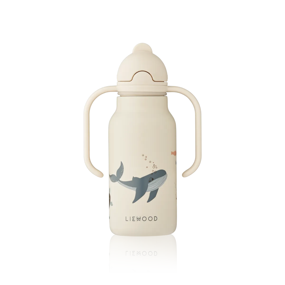 Se Liewood Kimmie Bottle 250 ml - Sea Creature/Sandy hos Glade Rollinger