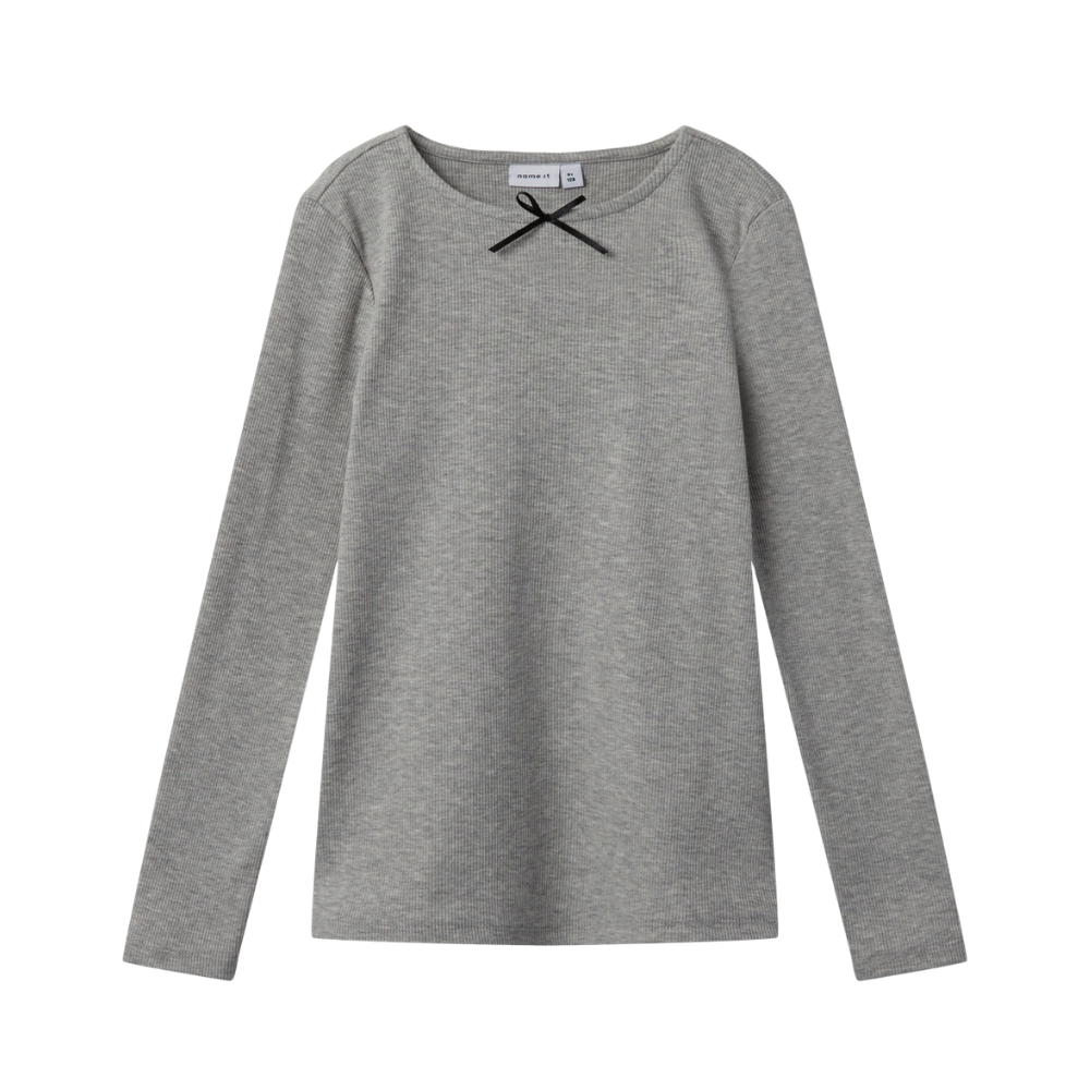 Billede af Name it Bluse Fionea - Grey Melange - name it - Bluser - GladeRollinger.dk