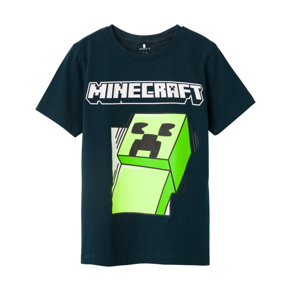 Billede af Name it T-shirt Mobin Minecraft - Dark Sapphire - name it - T-shirt - GladeRollinger.dk