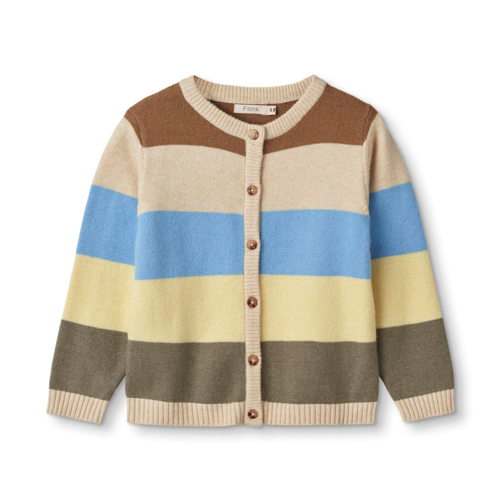 Billede af Fliink Cardigan Multi Stripe - Fliink - Cardigan - GladeRollinger.dk