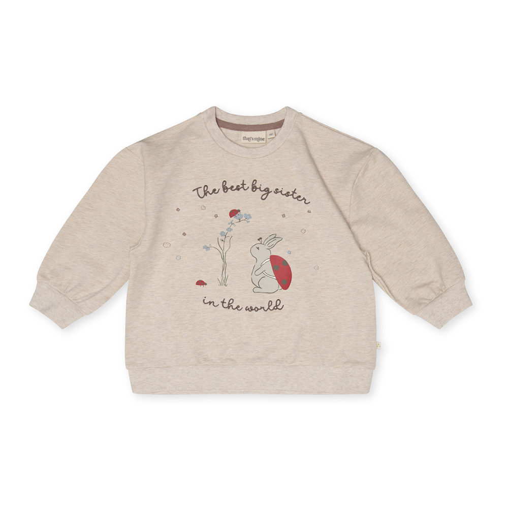 Se That's Mine Sweatshirt Finley Big Sister - That's Mine - Sweatshirt - GladeRollinger.dk hos Glade Rollinger