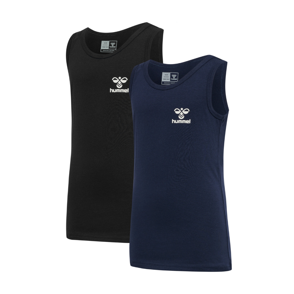 Billede af Hummel Tank Top Nolan 2-pak - Hummel - Undertøj - GladeRollinger.dk