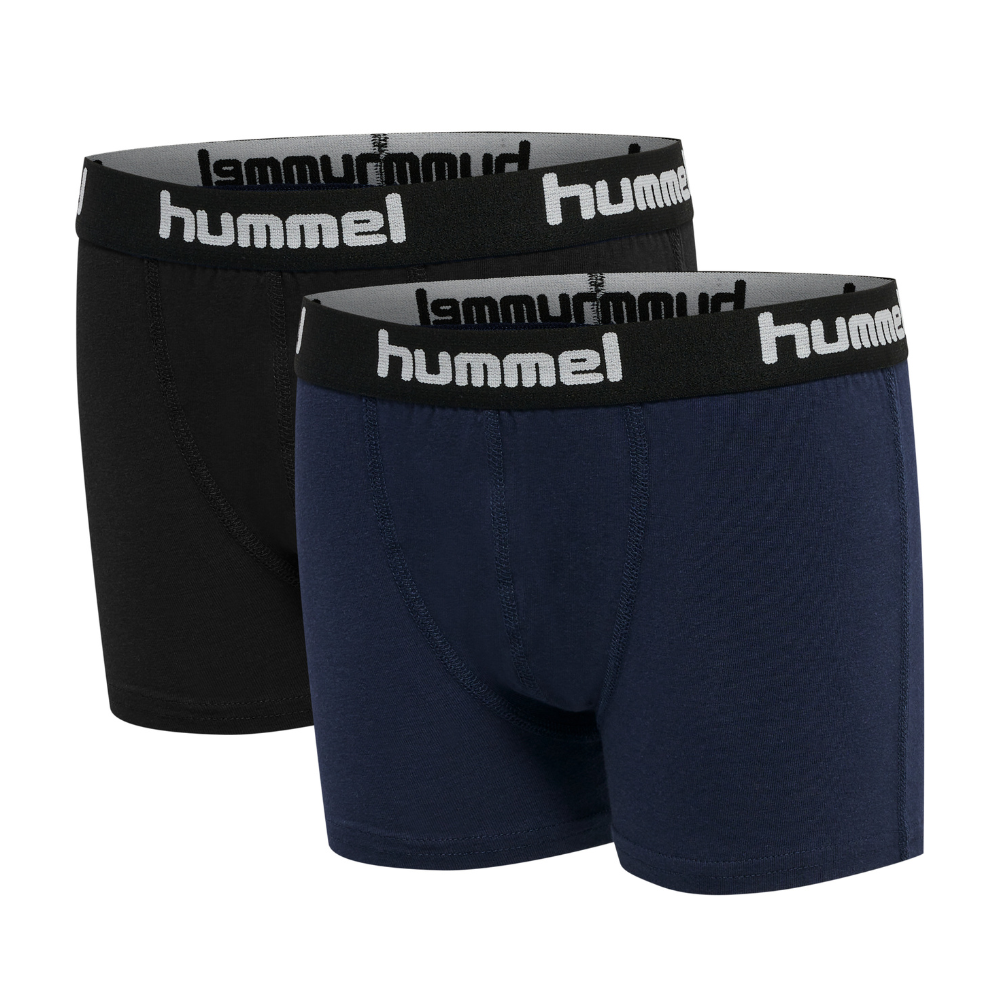 Se Hummel Boxershorts Nolan 2-pak - Hummel - Undertøj - GladeRollinger.dk hos Glade Rollinger