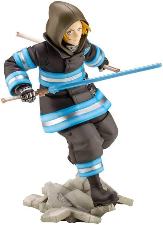 Juai, figura de ação original kotobukiya fire force, anime fire