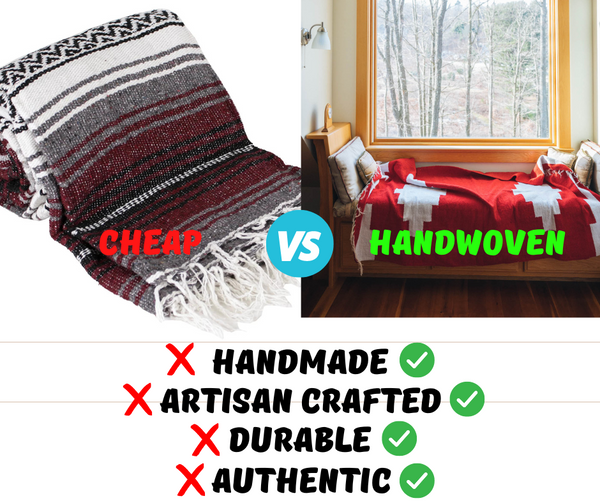 Cheap vs Expensive Mexican Blankets