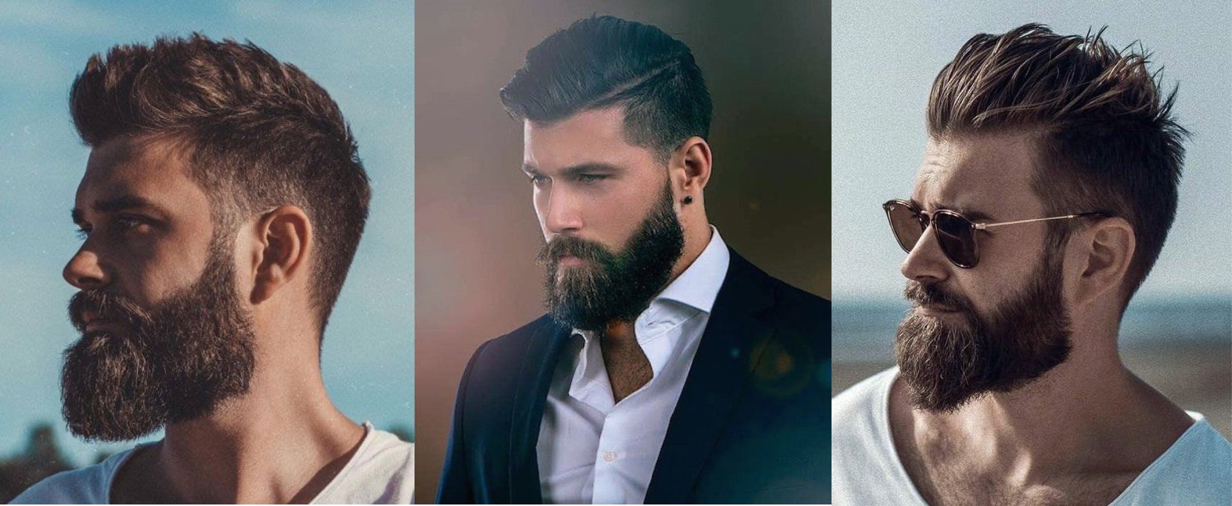 The full beard Hair cut mens inspiration