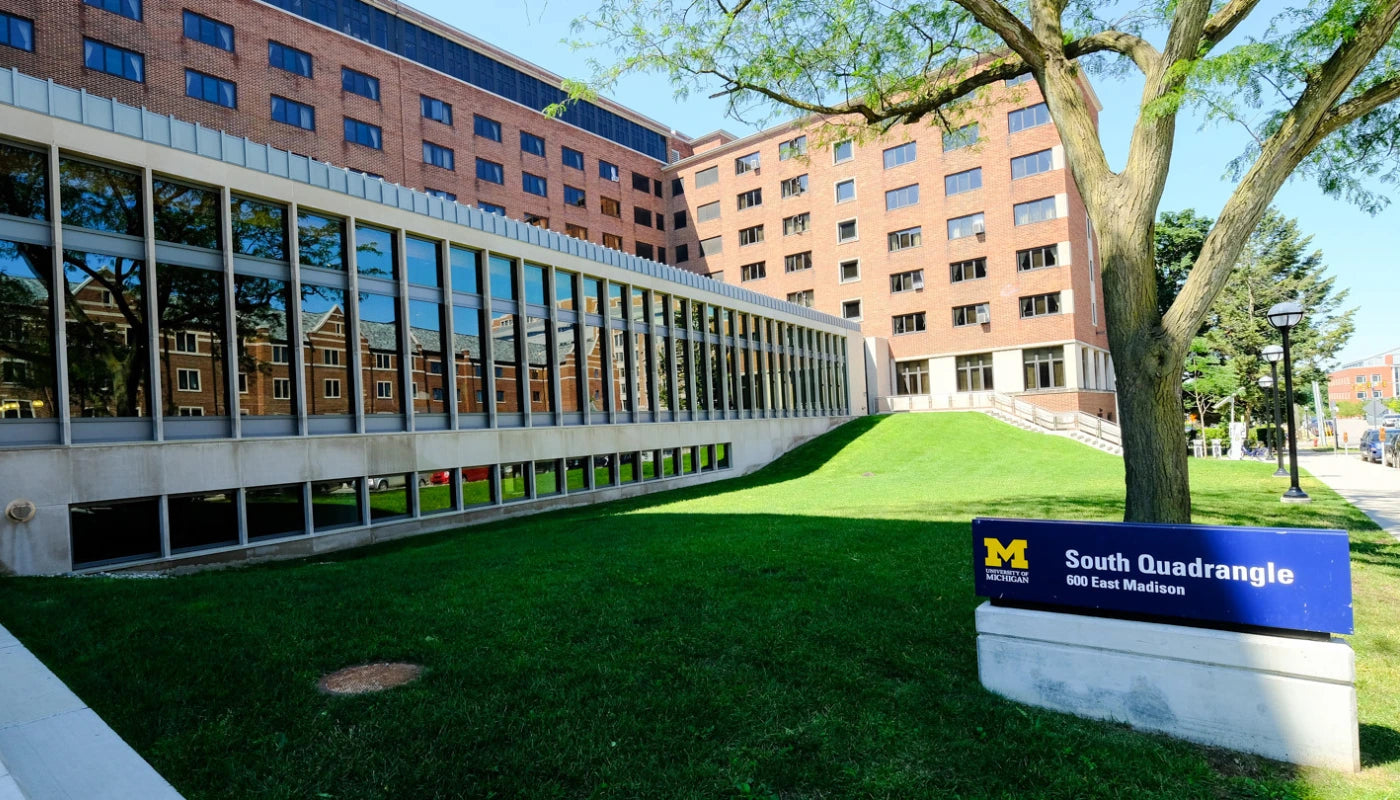 Happy Tassel | U-M South Quadrangle housing for bachelor and master students.