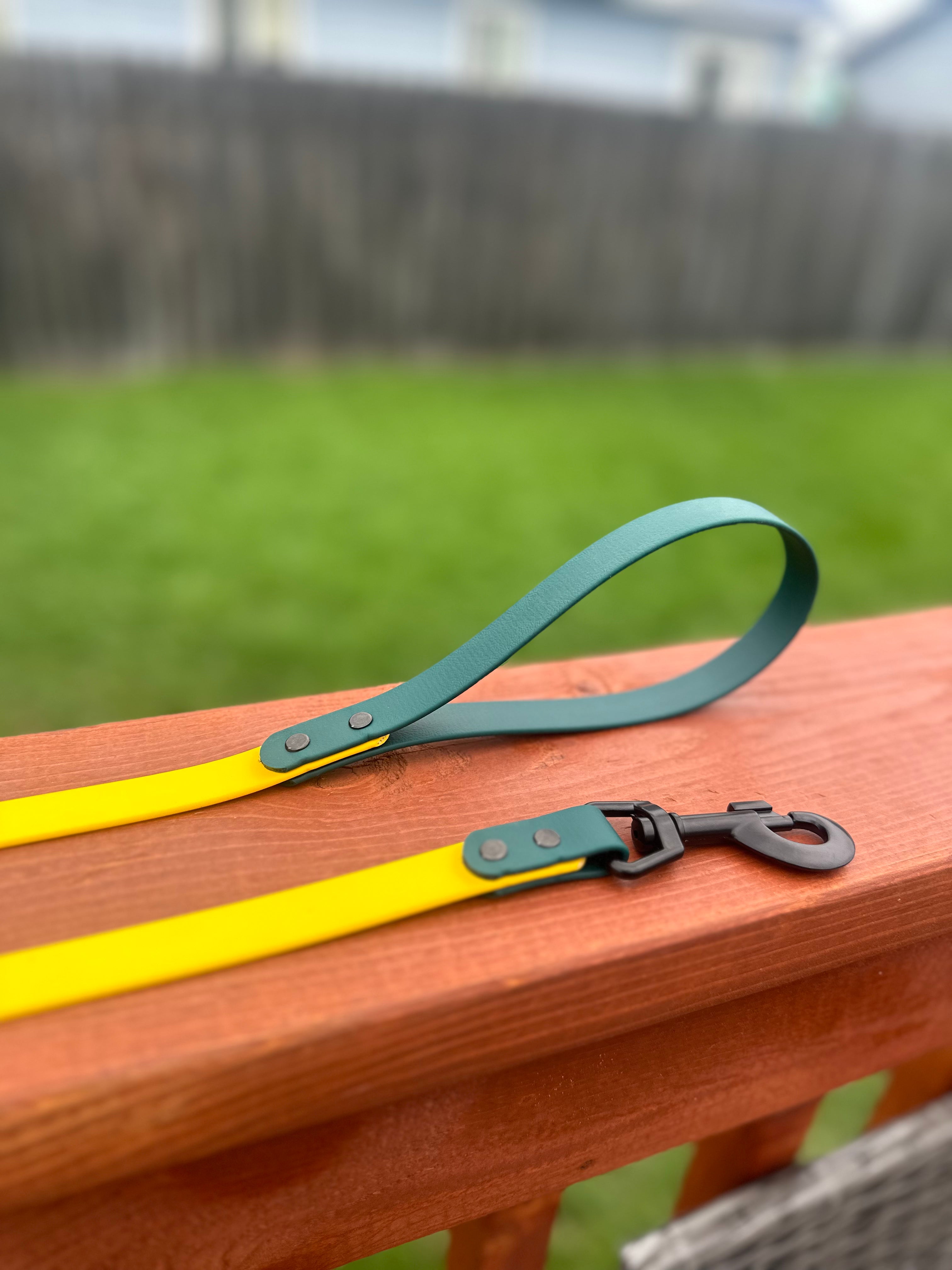 3/4" Biothane Two Tone Leash