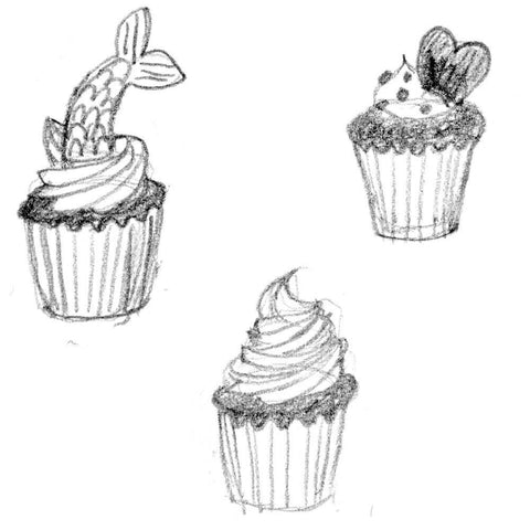 Linda van Erve - Illustratie Blog - cupcakes in allerlei soorten en maten