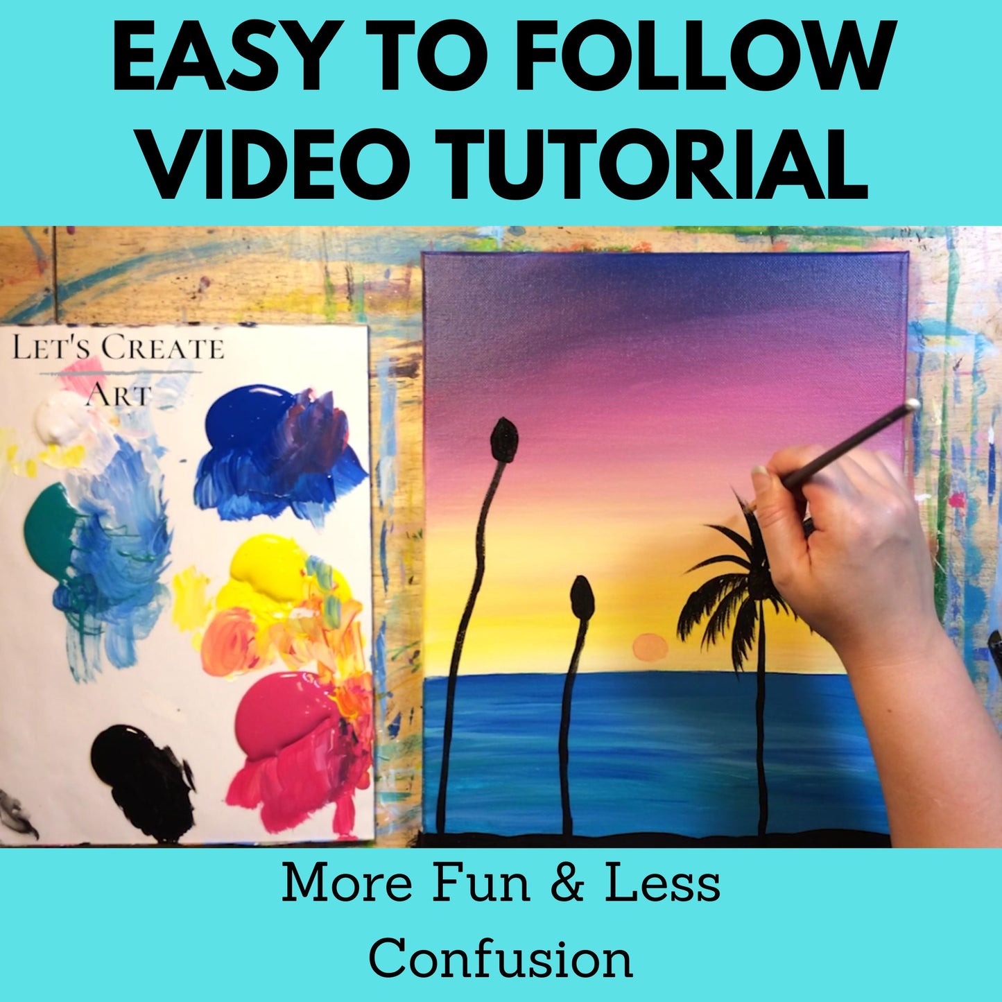 Gertrude on the Moon Painting Tutorial