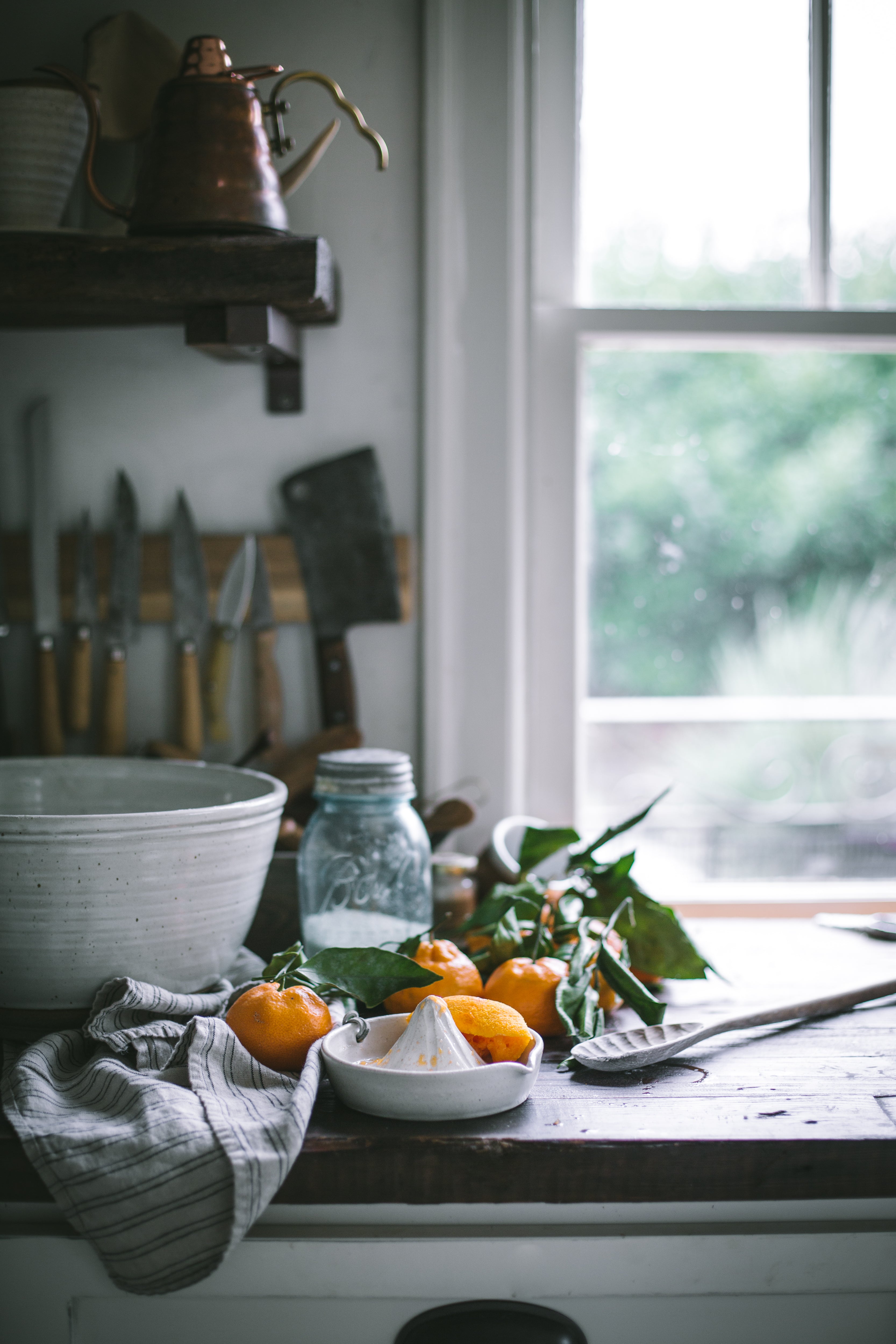 Summer Canning Spoon in an Old World kitchen.