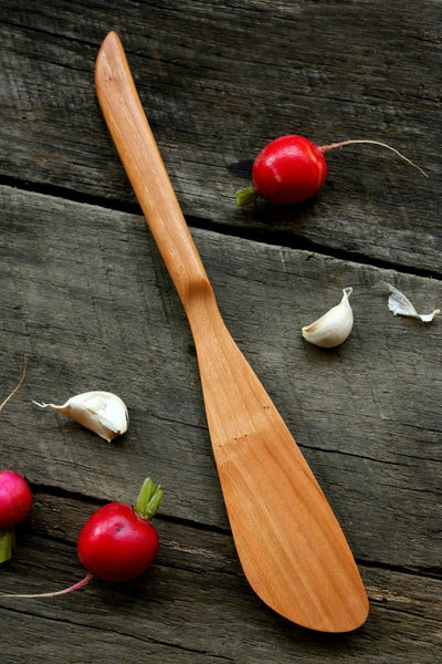 Wooden Spurtle Porridge Spurtle Sourdough Stirring Spurtle With Leather  Strap 