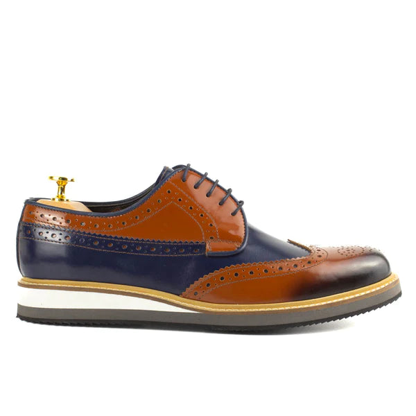 Derby Leather Shoes Mens