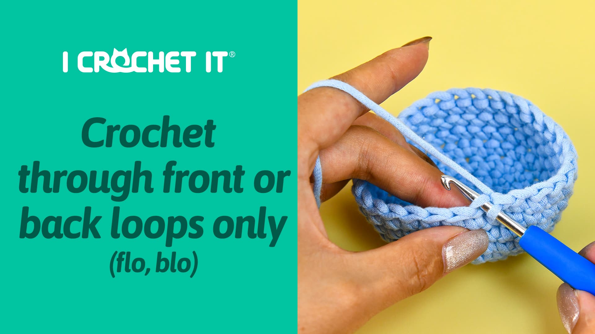 Crochet-through-front