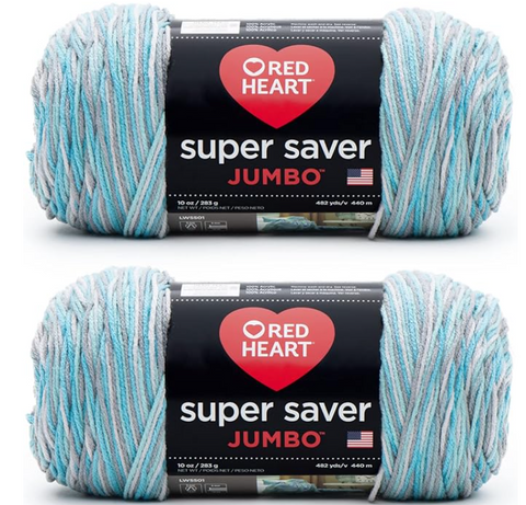 Red Heart Super Saver Jumbo Icelandic Yarn - 2 Pack