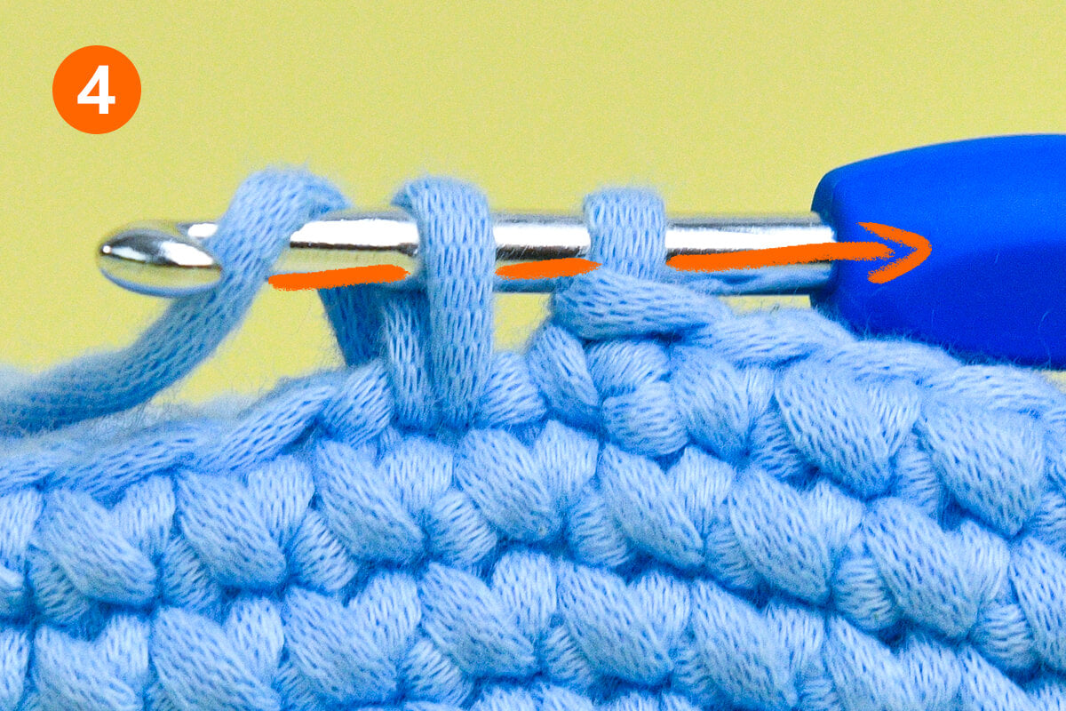 Single crochet SC 4
