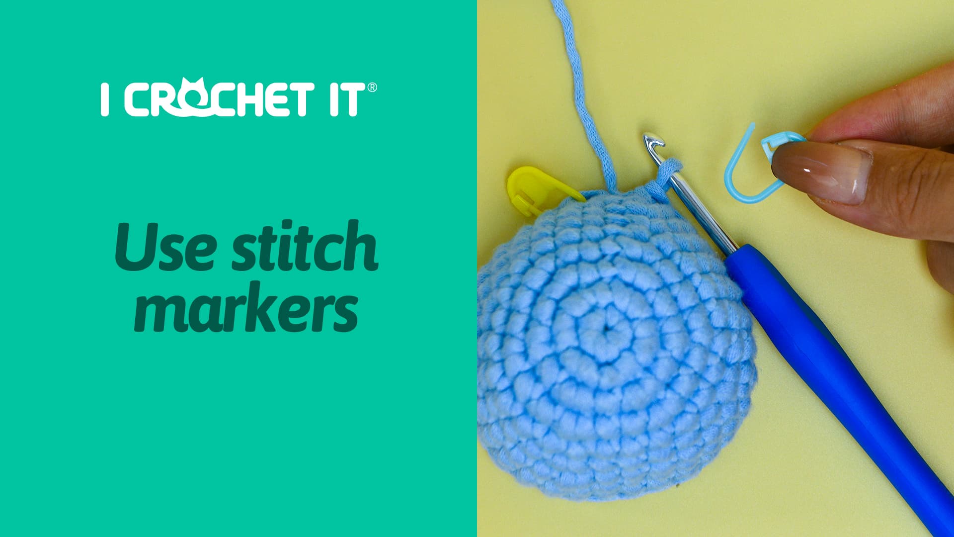 Use stitch markers