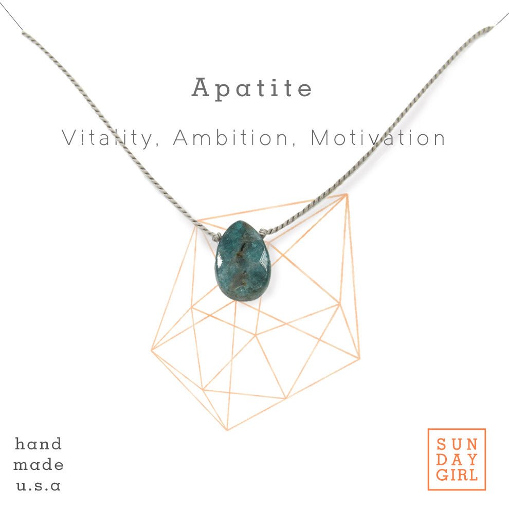 Crystal Intention Necklace - Apatite